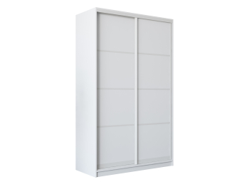 Шкаф купе 2-х дверный Амстердам 120 (белый/глухой)