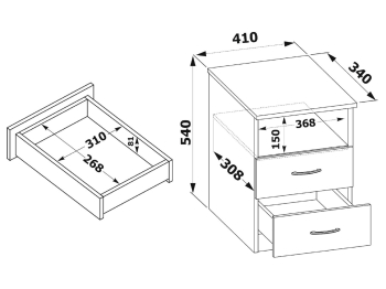 Тумба КТ-09.1