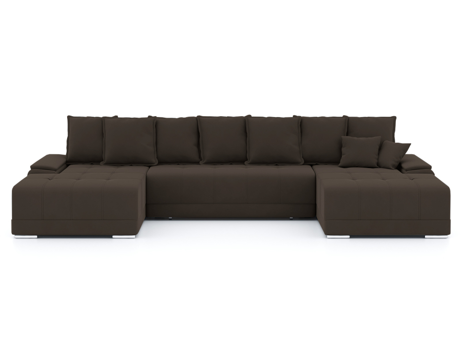 Диваны еврокнижки, Диван-кровать П-образный Нордвикс, велюр