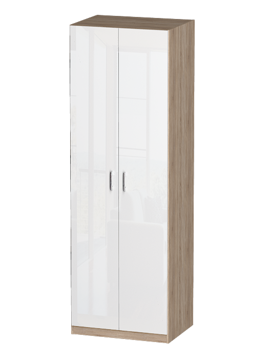 В спальню, Распашной шкаф Лайф с полками 80*60*240 Дуб сонома