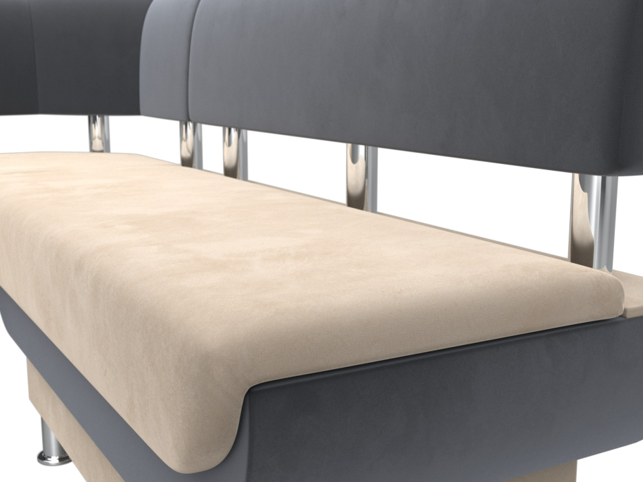 Кухонные уголки, Кухонный угловой диван Альфа левый угол, велюр