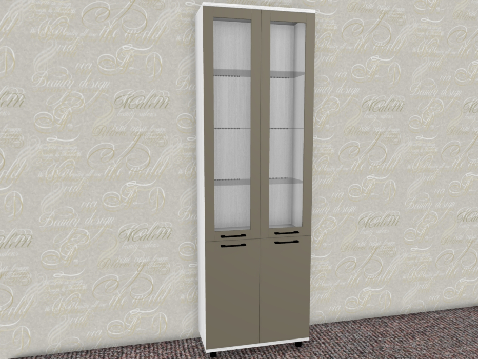 Шкафы двухстворчатые, Модульная система Грейс Шкаф ШК-5036  Снежный Ясень