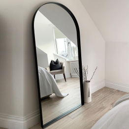 Дизайнерское настенное/напольное зеркало GENGLASS Arkis в металлической раме