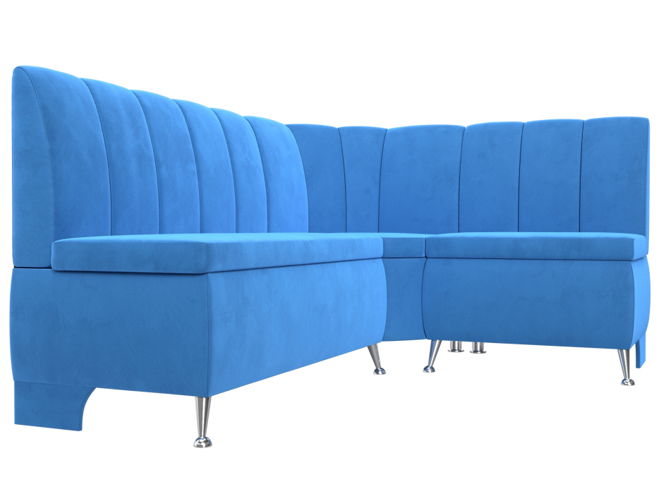 Диваны угловые кухонные, Диван кухонный угловой Кантри правый угол, велюр