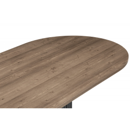 Стол Барон О 180 х 90 (черные ноги)