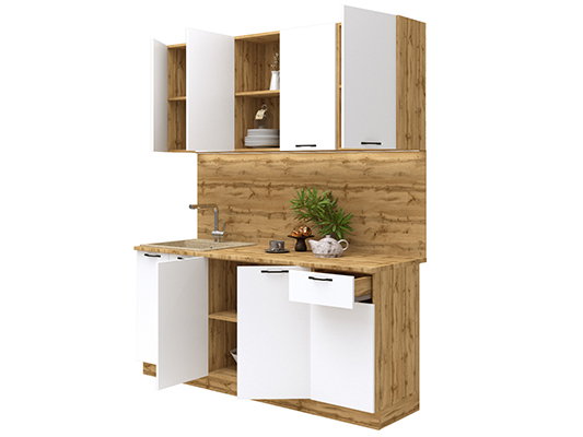 Кухонные гарнитуры, Кухня Вивиан МДФ 1,8м 38мм