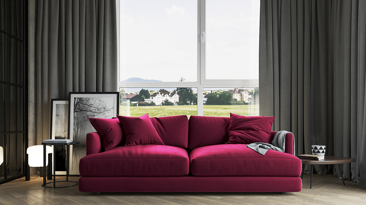 Диваны еврокнижки, Диван-кровать Ибица, еврокнижка, велюр