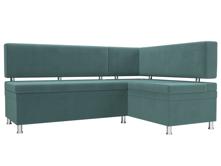 Кухонные уголки, Кухонный уголок Стайл правый угол, велюр