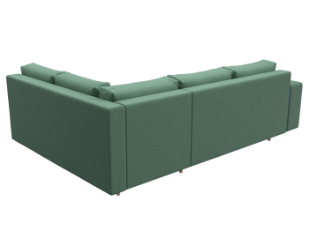 Диван угловой Сильвана правый угол, рогожка Амур