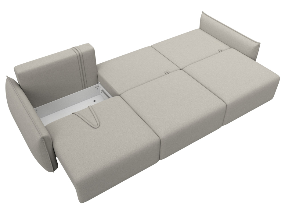 Диваны еврокнижки, Диван прямой Лига-051 НПБ Лонг, рогожка Амур