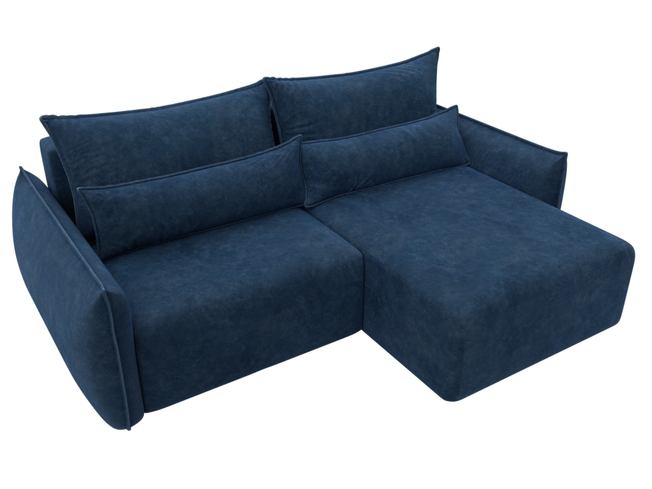 Диваны угловые в гостиную, Диван угловой Лига-051 НПБ угол универсальный, велюр BRUT