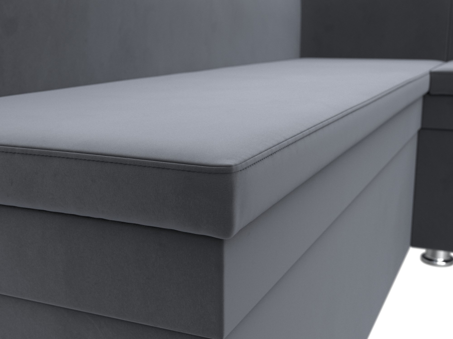 Диваны угловые кухонные, Диван кухонный угловой Уют правый угол, велюр