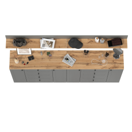 Комплект мебели Остин из двух комодов 16.221 и открытых полок