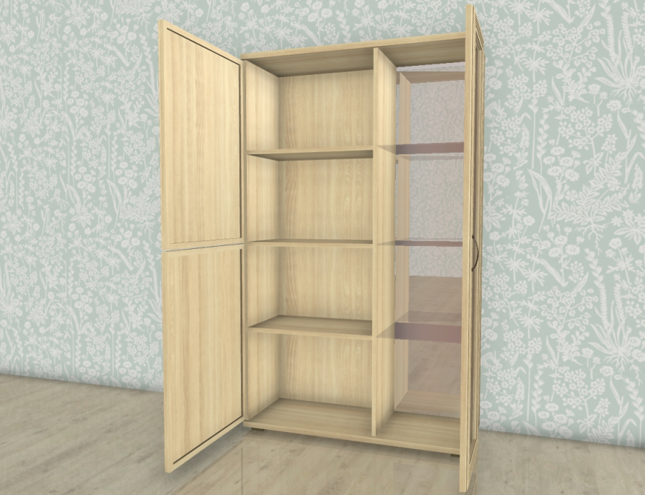 Шкафы двухстворчатые, Модульная система Карина Шкаф ШК-1082