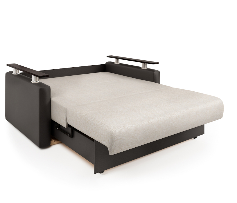 Диваны с ящиком для белья, Диван-кровать Шарм 120, экокожа/шенилл