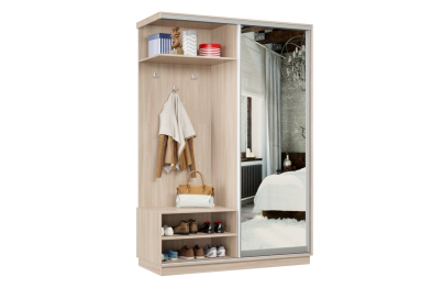 Прихожая-купе Премьер 01 Ясень шимо светлый