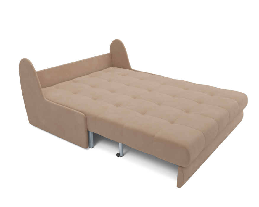 Диваны с ящиком для белья, Диван аккордеон Барон №2 ППУ 120х200 Велюр