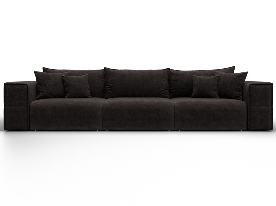 Диваны еврокнижки, Диван прямой Лига-058 НПБ Лонг, велюр BRUT