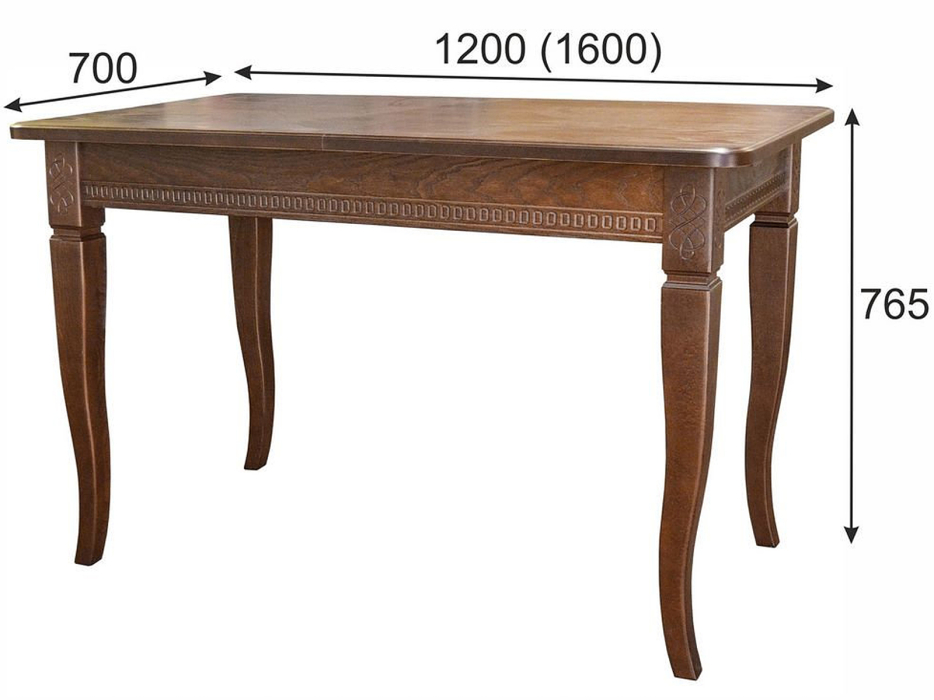 Обеденные столы, Стол обеденный Мебелик Фидея 3