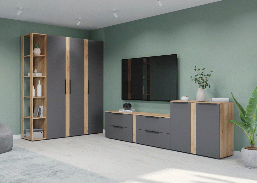 Шкафы распашные, Модульная система Пандора П31 Шкаф