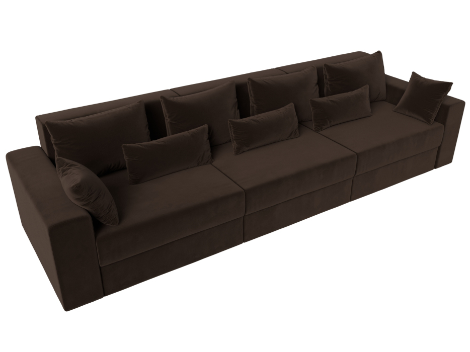 Офисные диваны, Диван прямой Майами Long, микровельвет