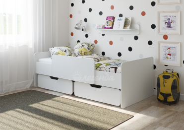 Детская кровать  Легенда 14.1 белая