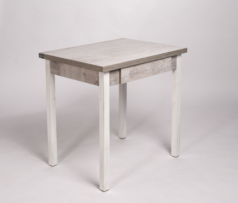 Обеденные столы, Стол обеденный раскладной с ящиком 80