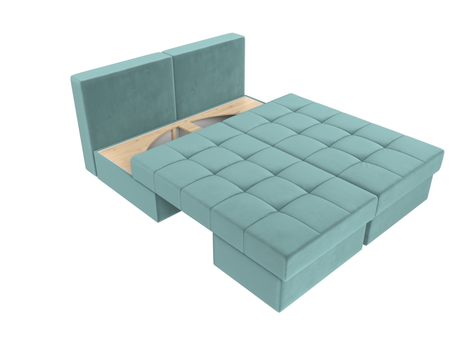 Диваны еврокнижки, Диван трансформер Сплит, велюр