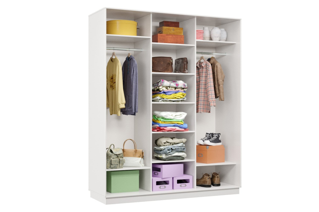 Шкафы-купе, Шкаф-купе Премьер 26 (16;16;16) трёхдверный