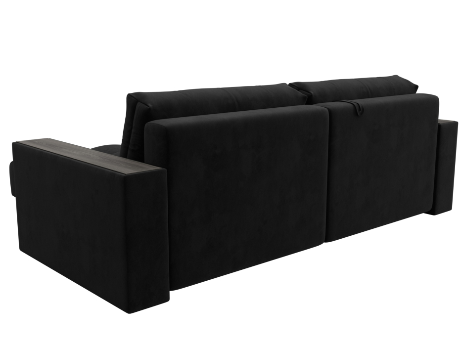 Дизайнерские диваны для гостиной, Диван угловой с декором Лига-049 НПБ, велюр SEVEN