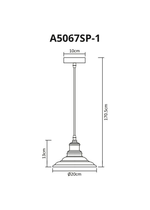 Светильник подвесной, Подвесной светильник LIDO