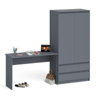 Компьютерные столы, Шкаф с ящиками и дверками Мори 900.1 с письменным столом 1200.1