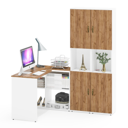 Лидер-8 письменный стол-трансформер и два пенала Лидер-8.