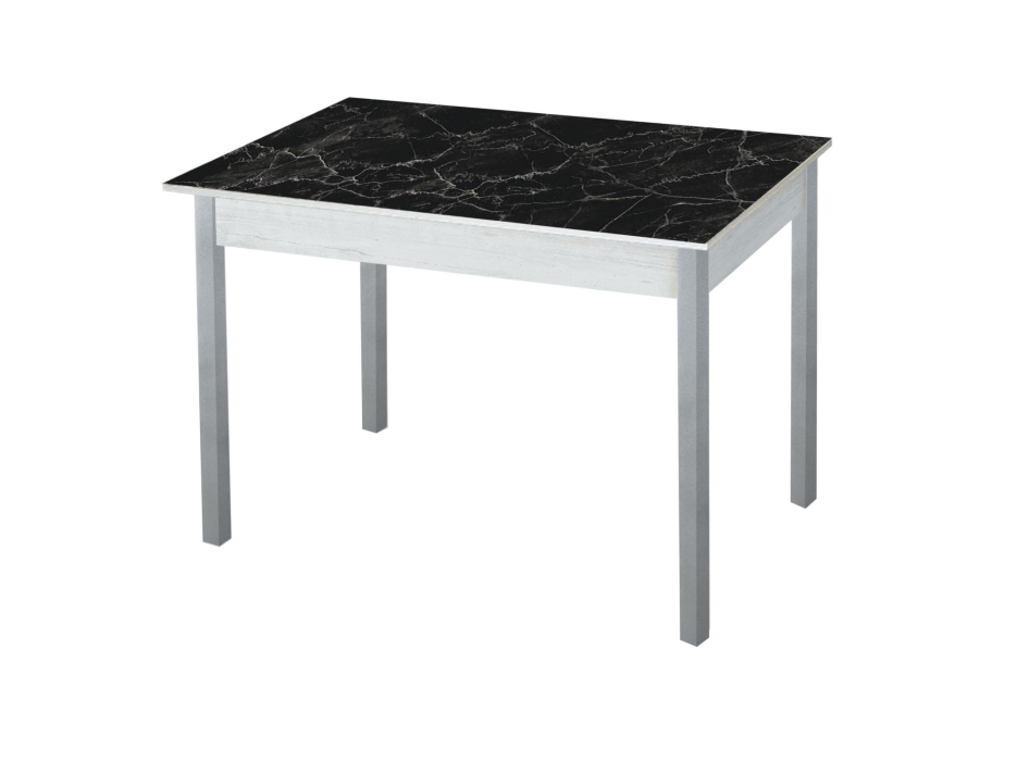 Обеденные столы, Альфа стол обеденный фотопечать опора квадро серебристый металлик