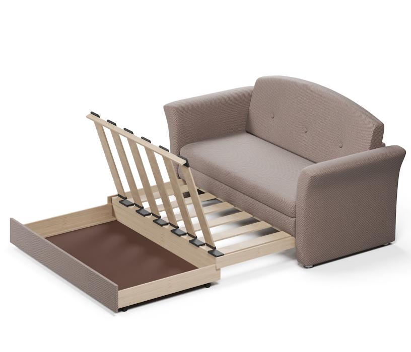 Диваны прямые, Диван-кровать Малютка выкатной, велюр