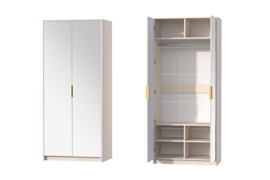 Шкаф 2х створчатый с зеркалом КЭТ-3