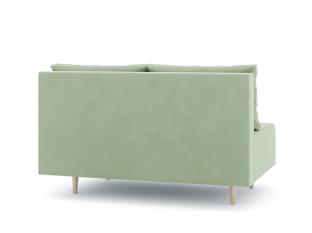 Диван прямой нераскладной Милли мини 2-х  местный без подлокотников, велюр