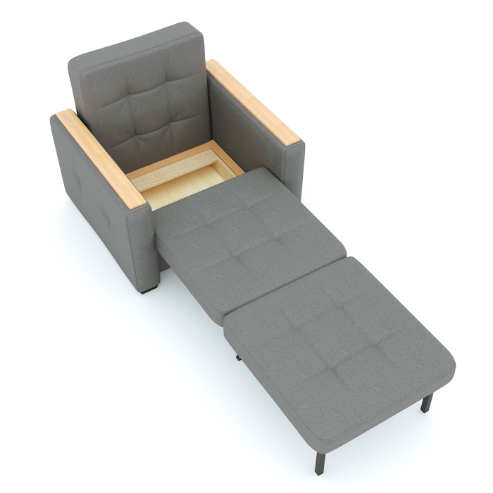 Кресла-кровати, Кресло-кровать Этро Вуд рогожка, 90