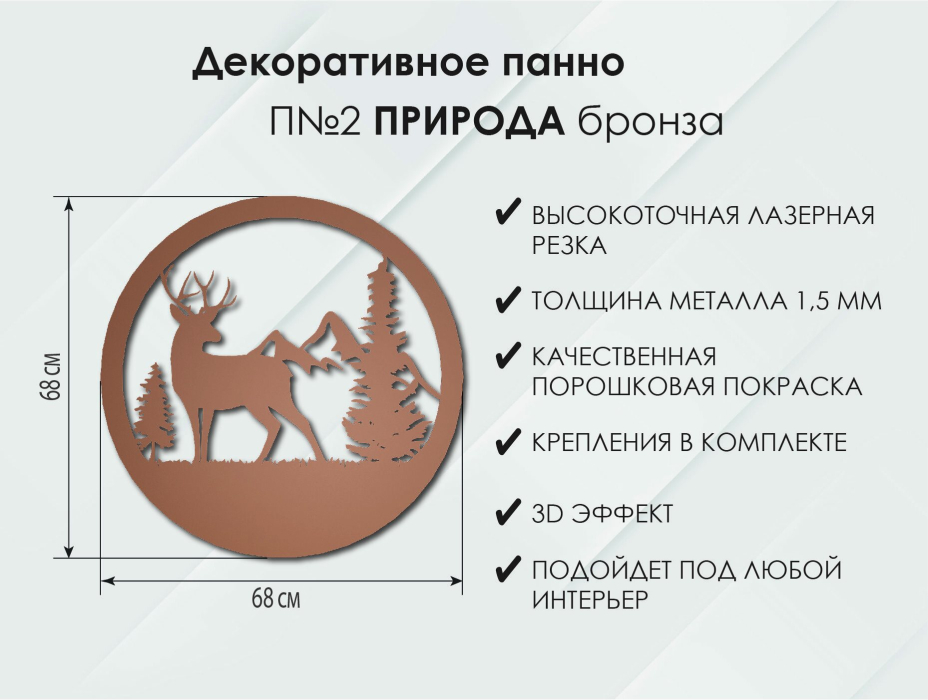 Декор для гостиной, Панно Природа