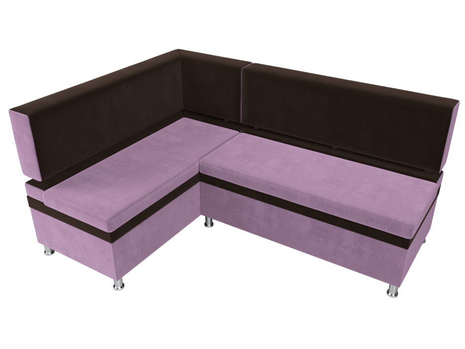 Кухонные уголки, Кухонный уголок Стайл левый угол, микровельвет