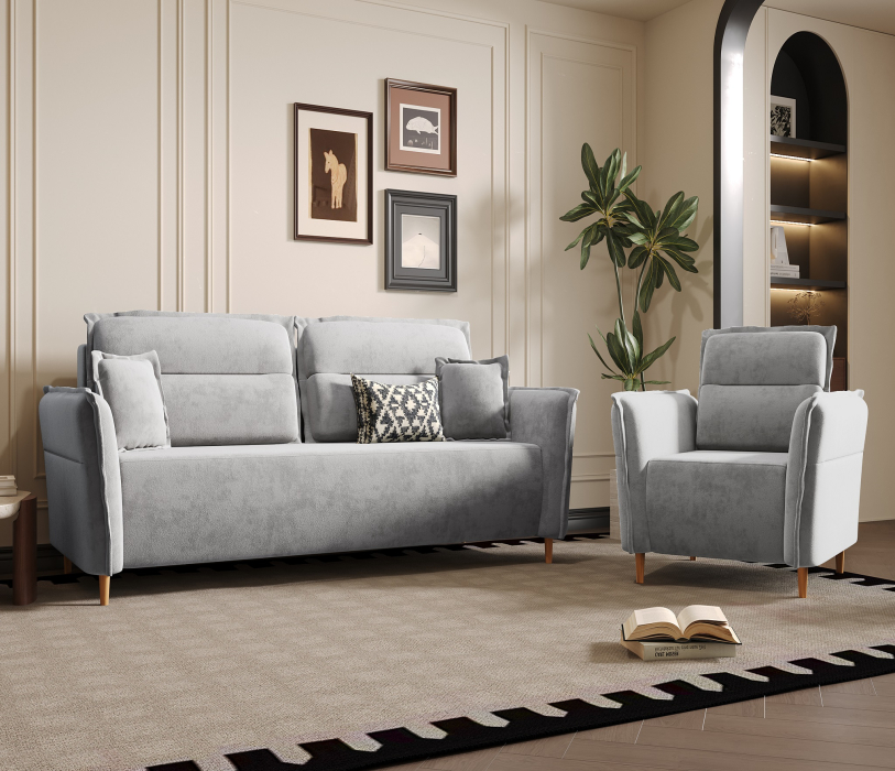 Диваны прямые, Диван-кровать Пуэр Велюр