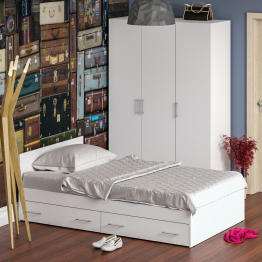 Спальный гарнитур № 1 Стандарт с кроватью 1200 с ящиками