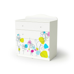 Комод для детской Цветы