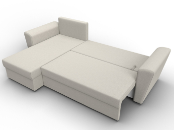 Угловой диван Амстердам Лайт левый угол, рогожка Амур