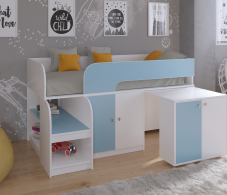 Кровати-чердаки, Кровать-чердак Астра 9 V8 Белый