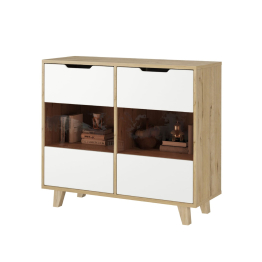 Комод со стеклом Аскис КМ-3