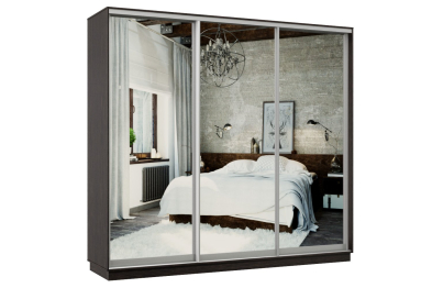 Шкаф-купе Премьер Лайт 60 (01;01;01) трехдверный