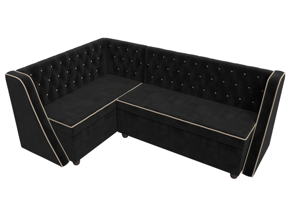 Диваны угловые кухонные, Кухонный угловой диван Лофт левый угол, велюр