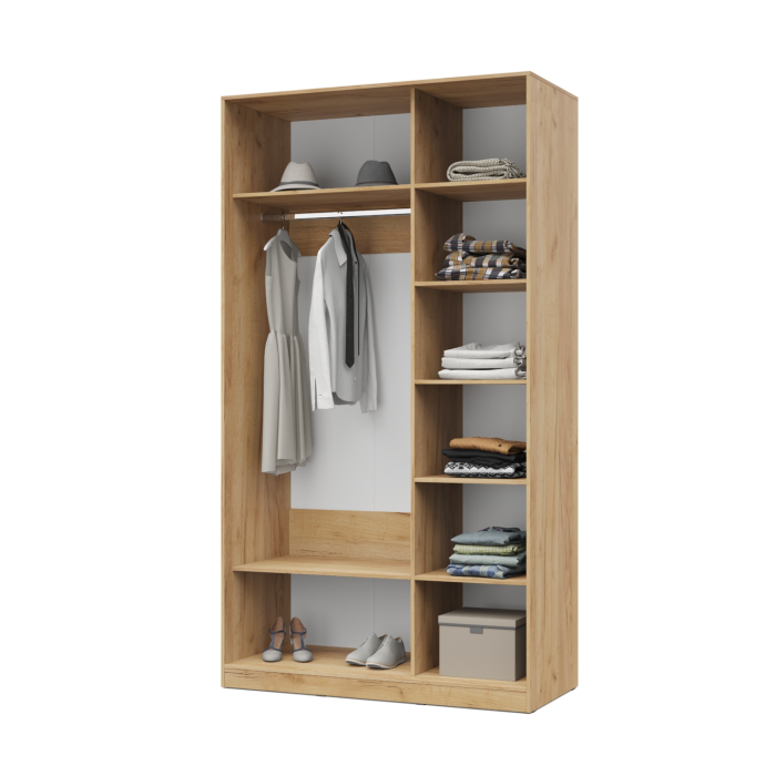 Шкафы-купе 2-х дверные, Шкаф-купе 2-дв  Роланд Р132  (в2360*ш1300*г590)