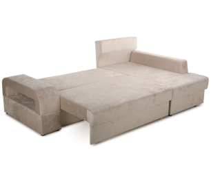 Угловой диван Марго 1 правый, велюр